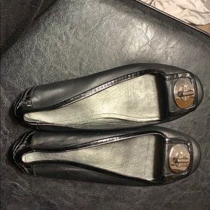 Coach Black Flats